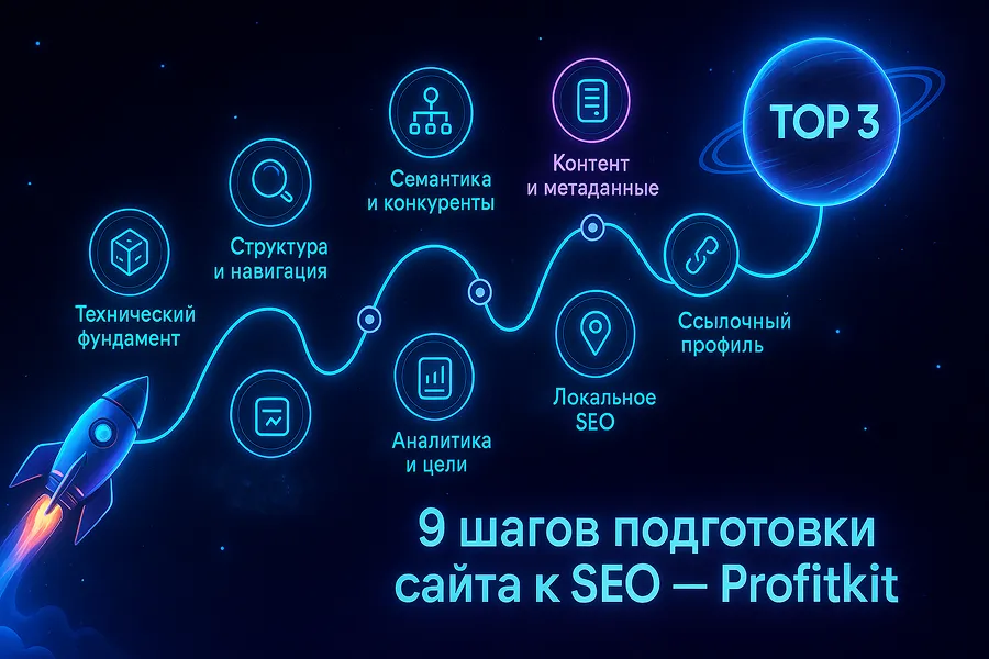 Шаги подготовки сайта к SEO